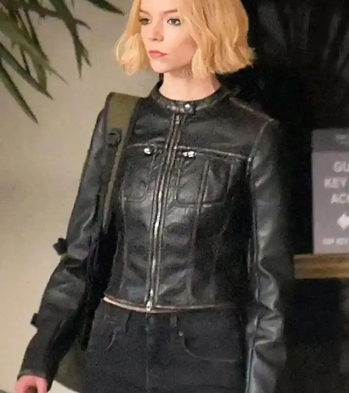 Lucky S01 Anya Taylor-Joy Leather Jacket