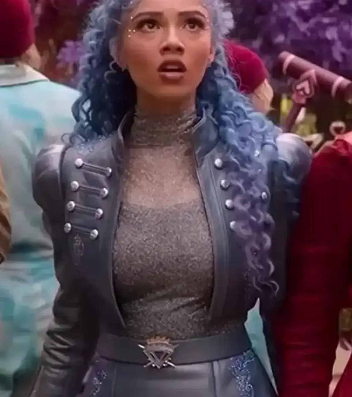 Malia Baker Descendants Wicked Wonderland Blue Jacket