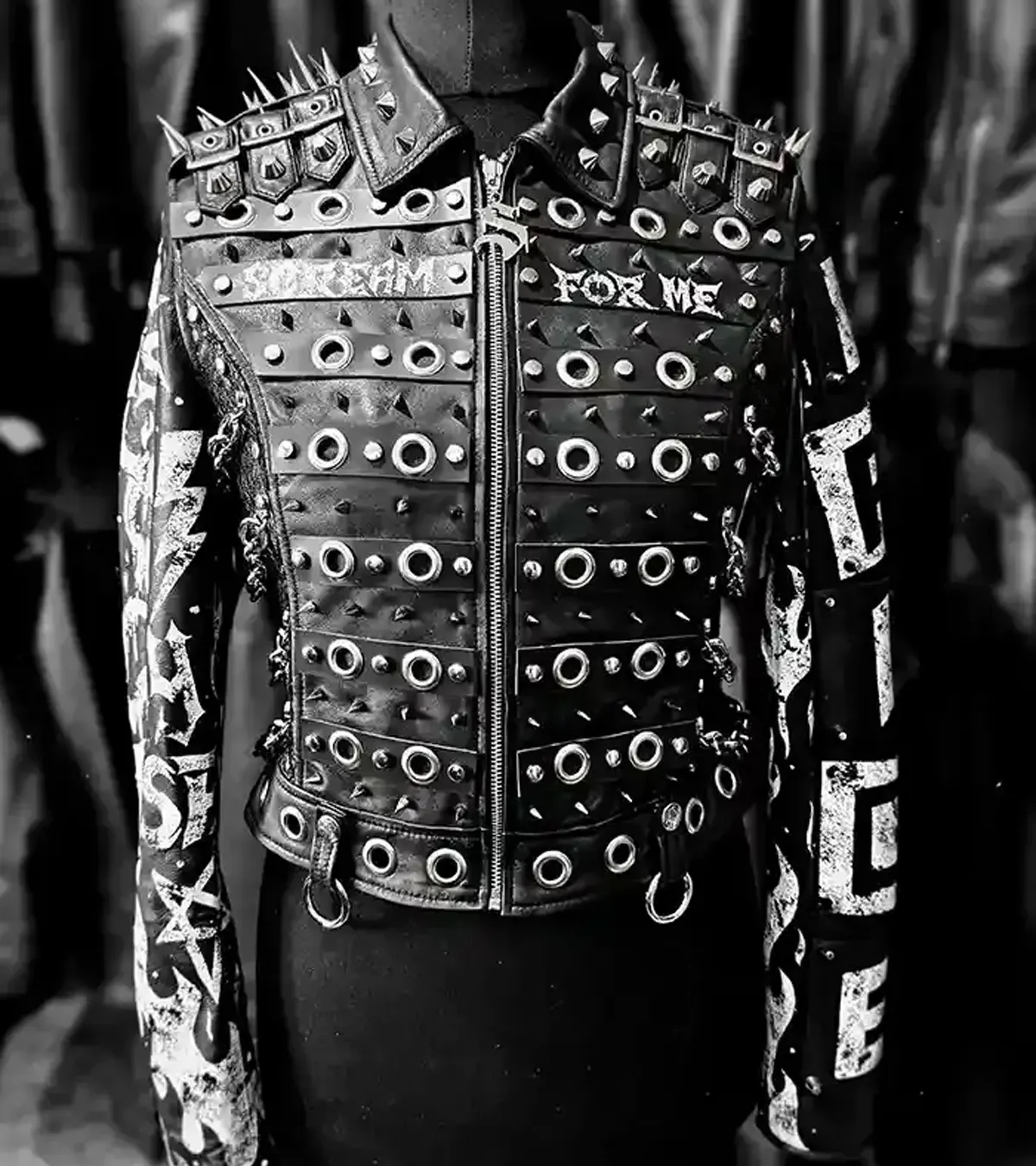 Paige Summerslam 2026 Leather Studded Jacket