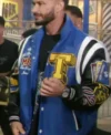 Pauly D Jersey Shore Family Vacation Blue Bomber Jacket