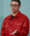 Project Runway S22 Christian Siriano Red Jacket