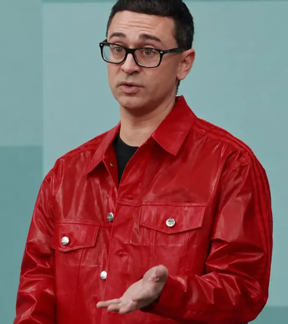 Project Runway S22 Christian Siriano Red Jacket