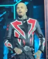 R&B Tour Toronto Chris Brown Red And Black Jacket
