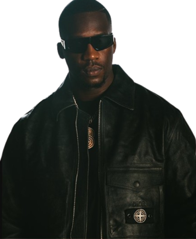 Rhythm + Flow France Monsieur Ocho Black Leather Jacket Front
