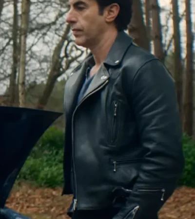 Sacha Baron Cohen Ladies First 2026 Leather Jacket