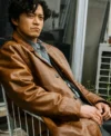 Shun Oguri Bad Lieutenant Tokyo Leather Coat