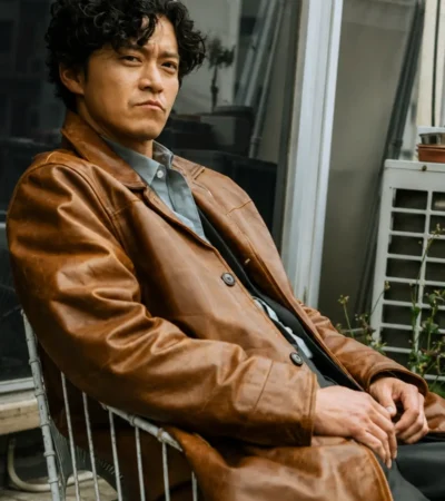Shun Oguri Bad Lieutenant Tokyo Leather Coat