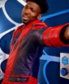 Spider-Man Brand New Day Premiere Dominique Barrett Quilted Red and Blue Leather Jacket For Men
