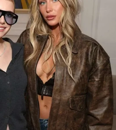 Super Bowl LX Brunch 2026 Alix Earle Jacket