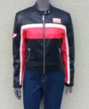 TV-Series Tires Season 2 Black Moto Sports Leather Jacket For Sale