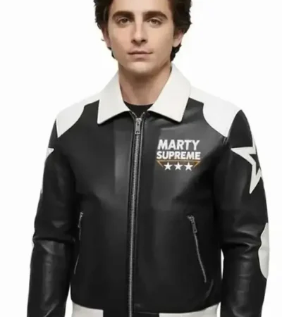 Timothée Chalamet Marty Supreme Leather Jacket