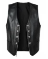 Tv Show The Tonight Show Starring Jimmy Fallon S13 Shaboozey Black Leather Vest Closeup
