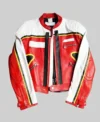 Usher Raymond Dolce and Gabbana Leather Biker Cafe Racer Jacket For Sale