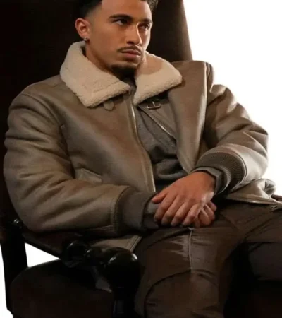 Xavier Smalls Beauty in Black Leather Jacket