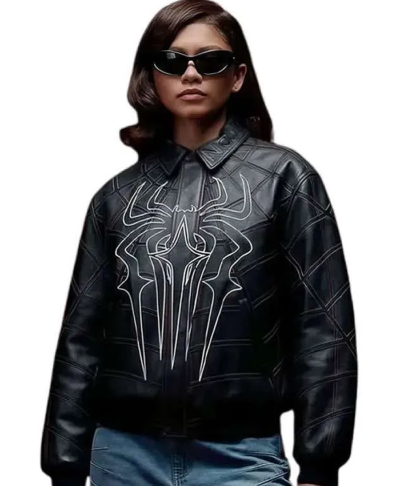 Zendaya Spider Man Leather Jacket