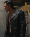 2026 AEW Dynamite Rebel Heart Steven Borden Biker Black Leather Jacket Left