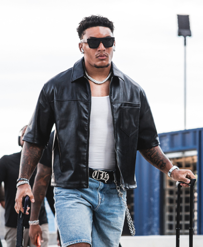 2026 Braelon Allen Black Leather Jacket