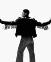 2026 Jude Bellingham x Adidas Black Leather Biker Fringe Jacket for Men Back