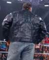 2026 NXT Face To Face Heated Promo Mason Rook Black Leather Jacket Back
