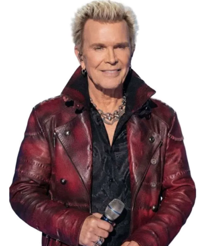 American Idol Billy Idol Red Leather Jacket
