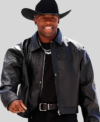 Budda Baker Arizona Cardinals Black Leather Jacket
