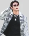 Buy BTS Jungkook ARIRANG World Tour Chicago Diesel Leather Jacket