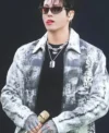 Buy BTS Jungkook ARIRANG World Tour Chicago Diesel Leather Jacket On Sale