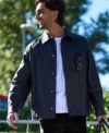 Buy Ferran Torres National Team Arrived Camp 2026 Black Leather Jacket On Sale