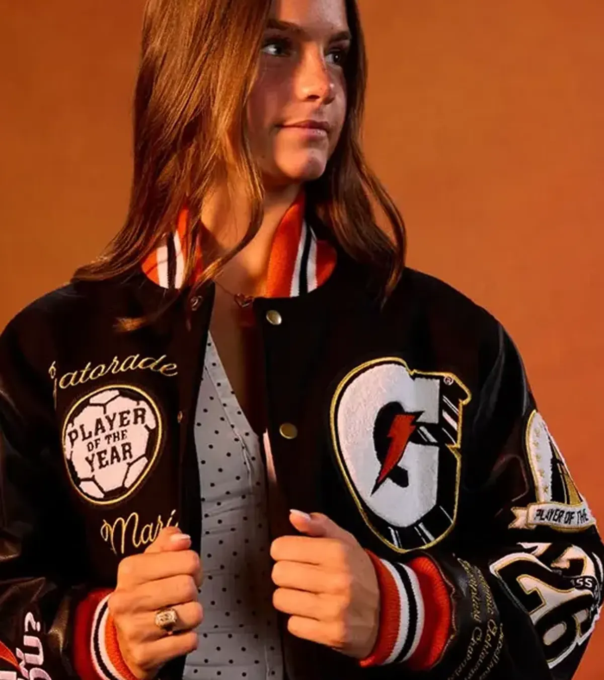 Buy Gatorade National Players of the Year 2026 Black Wool Varsity Jacket On Sale