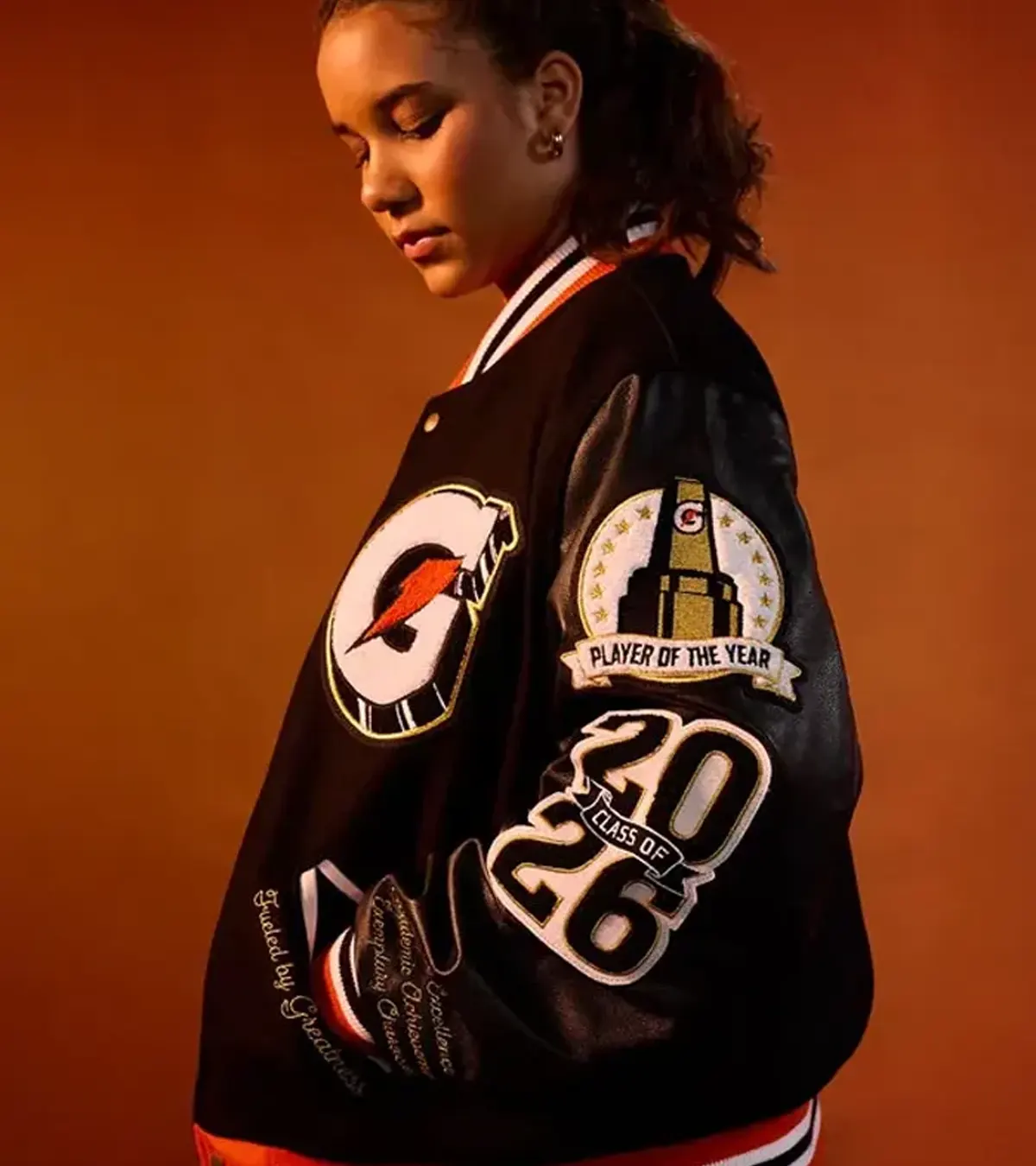Buy Gatorade National Players of the Year 2026 Black Wool Varsity Jacket