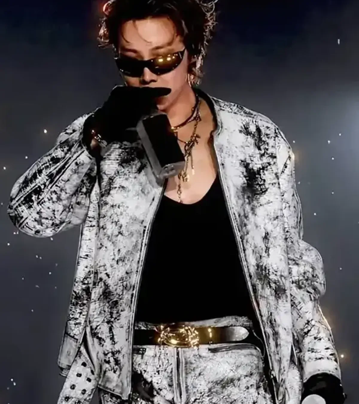 Buy J-Hope BTS World Tour ARIRANG Chicago Textured Leather Jacket