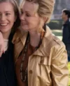 Buy Jean Smart Hacks TV Series Deborah Vance Golden Leather Trench Coat