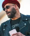 Buy John Travolta Los Angeles Music Event 2026 Black Leather Jacket On Sale