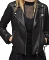 Buy Lauren Glazier TV-Series Ransom Canyon 2025 Angie O’Grady Black Leather Jacket On Sale
