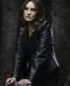 Buy Mariska Hargitay Law and Order Special Victims Unit 2026 Olivia Benson Black Leather Blazer On Sale