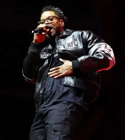 Buy Method Man The Final Chamber Tour NFL Black Leather Varsity Jacket On Sale