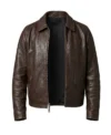 Buy Nicky Youre 68th Grammy Awards After Party 2026 Brown Leather Jacket On Sale