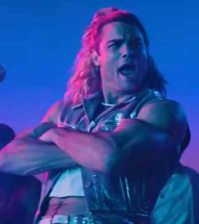 Buy Noah Centineo Movie Street Fighter 2026 Ken Masters Silver Leather Vest