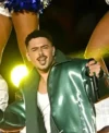Buy Pedro Sampaio NFL Half Time Show Green Leather Jacket
