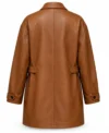 Buy Rebecca Hall TV Series The Secret Of Secret 2026 Katherine Solomon Brown Leather Blazer
