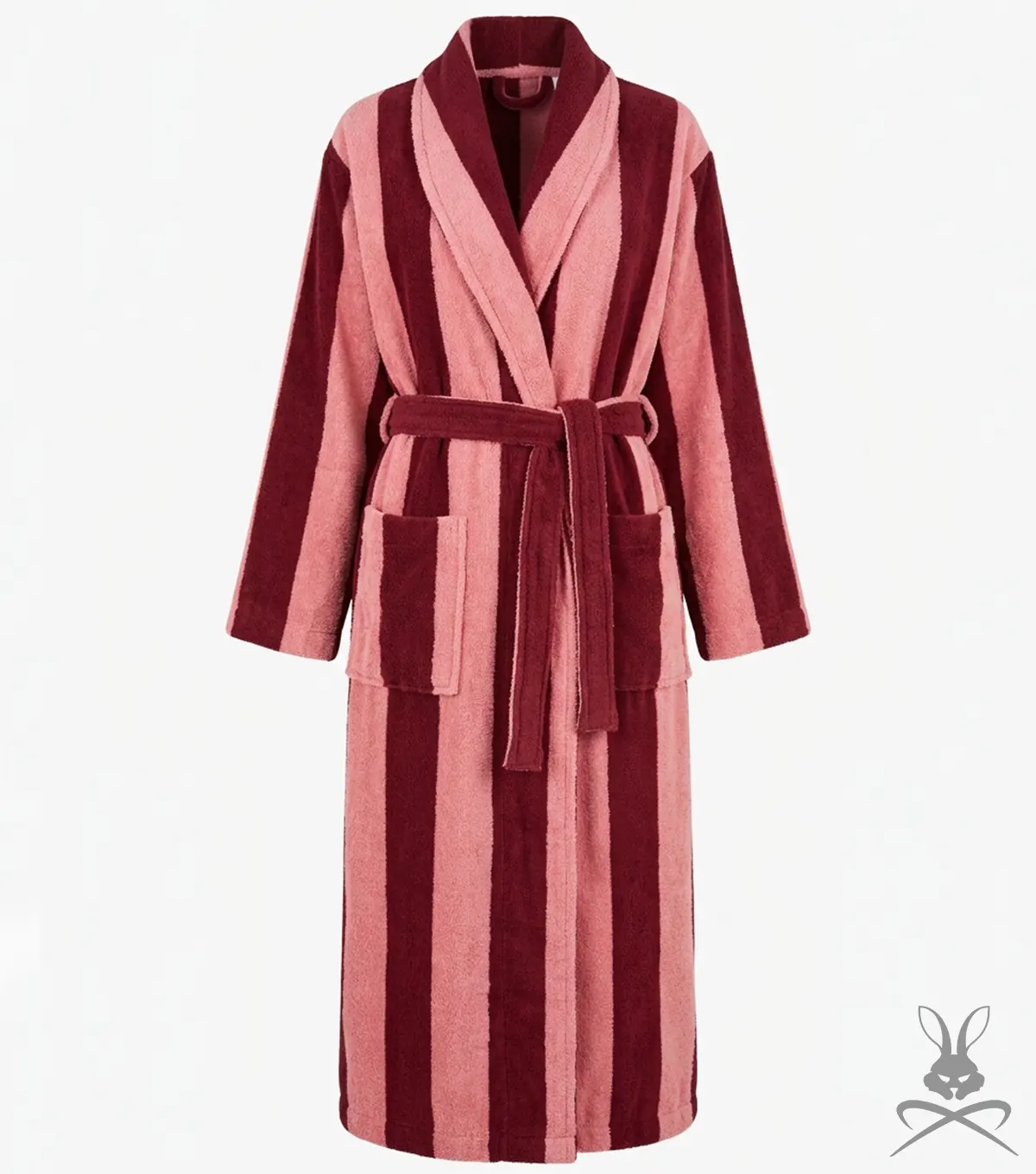 Buy Red and Pink Bathrobe