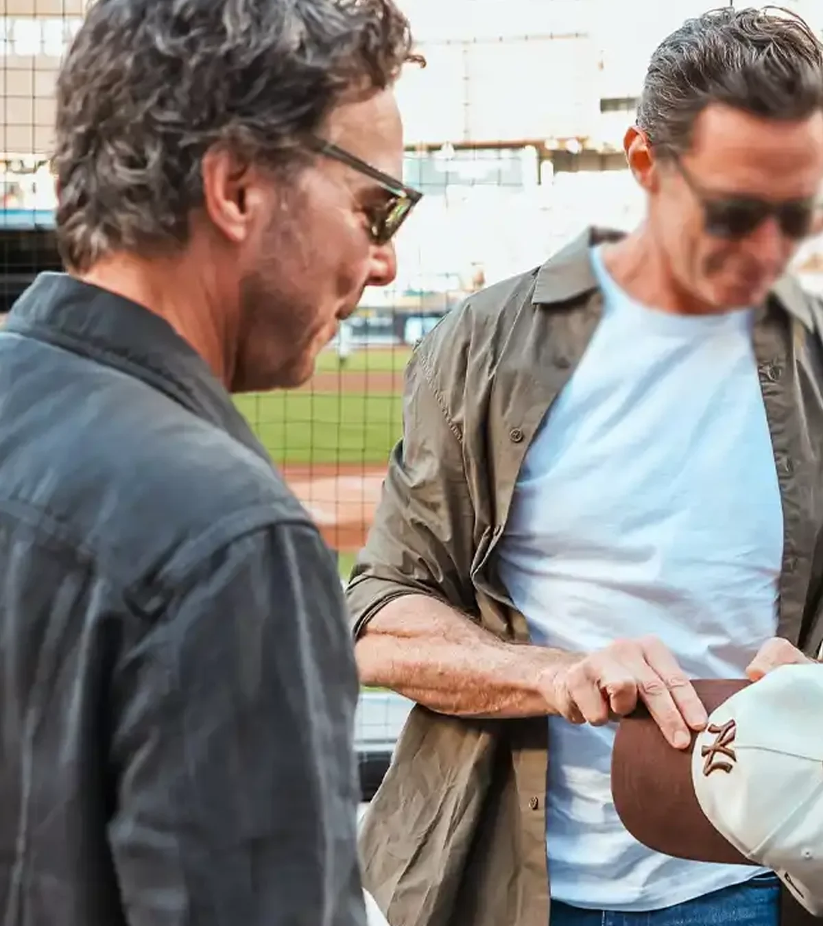 Buy Shawn Levy NY Yankees Game Black Leather Jacket