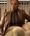 Buy Sonja Sohn Will Trent TV Series S03 Amanda Wagner Brown Leather Blazer On Sale