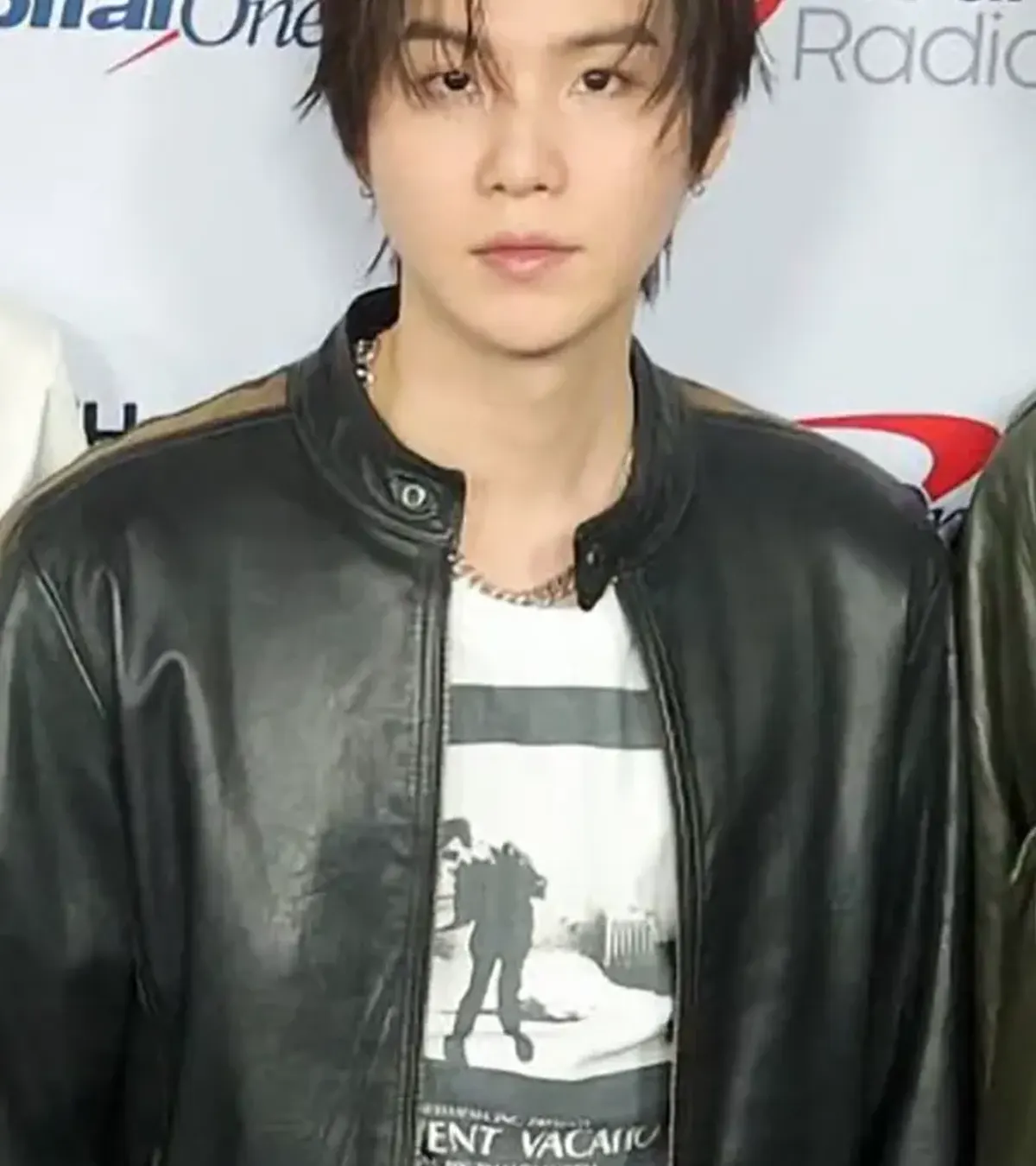 Buy Suga Yoongi 2026 iHeartRadio Music Festival Black Leather Jacket On Sale