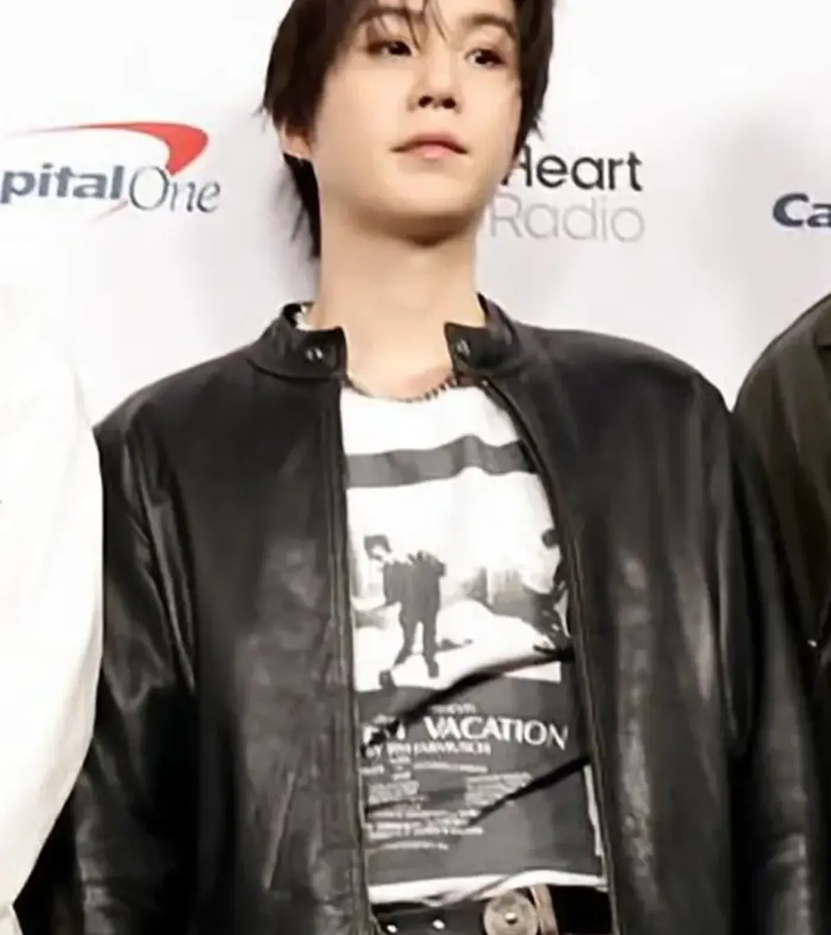 Buy Suga Yoongi 2026 iHeartRadio Music Festival Black Leather Jacket