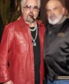 Buy Super Bowl Flavortown Tailgate 2026 Guy Fieri Red Leather Jacket On Sale