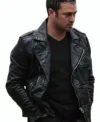 Buy Taylor Kinney Chicago Fire Kelly Severide Black Biker Leather Jacket On Sale