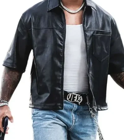 Buy Tennessee 2026 Braelon Allen Black Leather Jacket On Sale