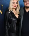 Buy The Whisper Man Premiere Orfeh Black Leather Jacket For Sale