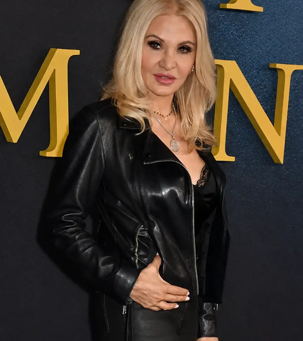 Buy The Whisper Man Premiere Orfeh Black Leather Jacket On Sale